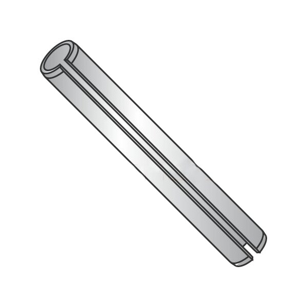 Newport Fasteners Slotted Spring Pin, 5/16 in Outside Dia, 1-1/4 in L, Stainless Steel, 500 PK 608055 - main